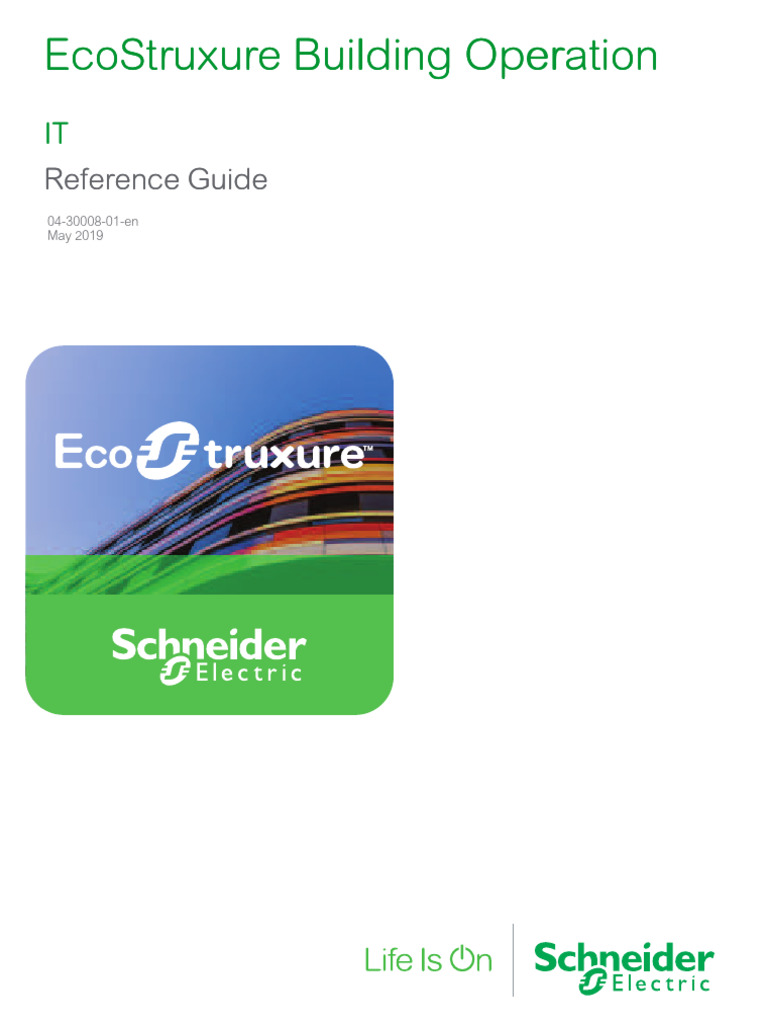 EcoStruxure Building Operation - IT Reference Guide | PDF ...