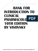 Test Bank For Introduction To Clinical Pharmacology 10th Edition by Visovsky Watermark