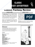 Classic Fantasy Adventures Classic Fantasy Review 01