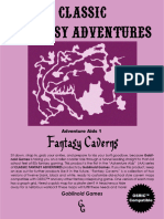 Classic Fantasy Adventures Fantasy Caverns