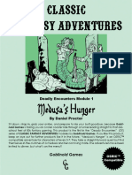 Classic Fantasy Adventures Medusas Hunger