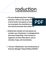 The Term Biodiversity (From "Biological