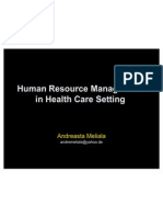 4. Human Resources Management in Health and Medical Doctor Career