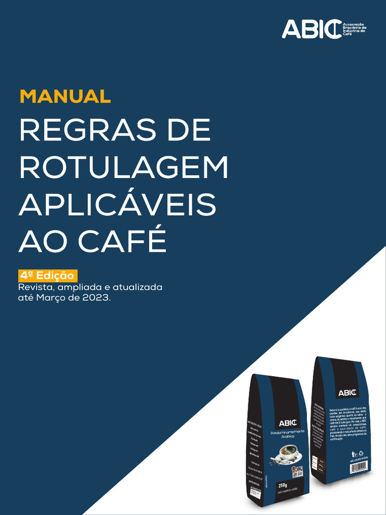 Regras de Rotulagem do Café ABIC | PDF | Café