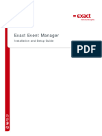 Exact Event Manager 1.8 Installation Manual