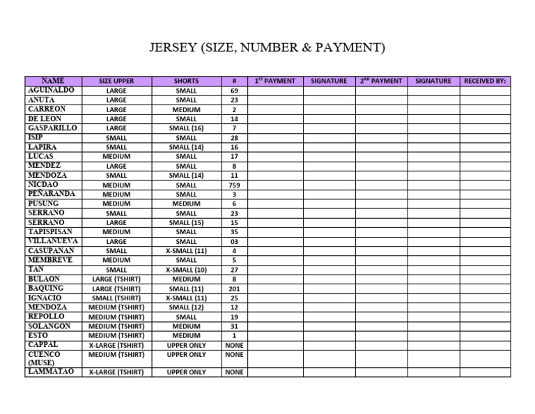 Jersey | PDF