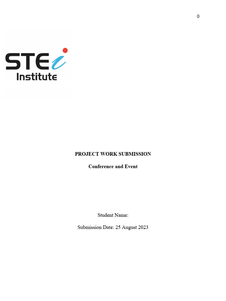 Hospitality Event Planning Report | PDF | Tourism | Hors D'oeuvre