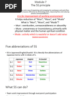 5S 7W TPM Oee