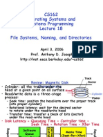 Lec18 Filesystems