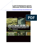 Economics and Contemporary Issues 8th Edition Moomaw Solutions Manual