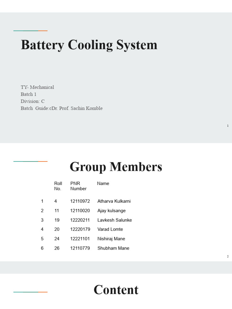 Lithium-Ion Battery Cooling System | PDF | Lithium Ion Battery ...