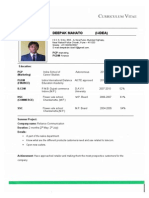 Deepak Mahato New CV