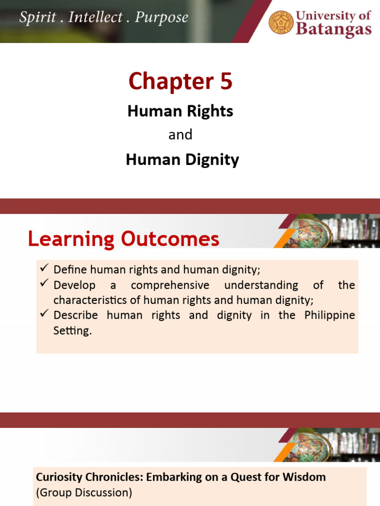 Chapter 5 - Human Right and Human Dignity | PDF | Human Rights | Rights
