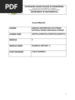 II Sem-Module 5-Numerical Methods-II-Notes