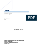 Lampiran Format Proposal Skripsi FAI