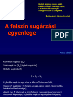 3 A Felszín Sug Egyenlege + Hőháztartás