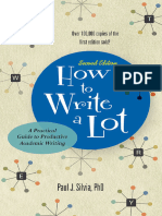 How To Write A LotA Practical Guide To Productive Academic (Paul J. Silvia (Silvia, Paul J.) ) (Z-Library)