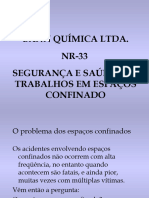 Espaço Confinado Bann Química Ltda.