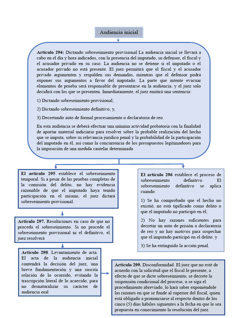 Esquema de Audiencia Inicial | PDF | Fiscal | Juez