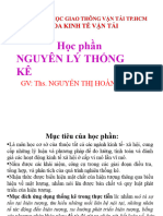 Bài Giảng Học Phần Nguyên Lý Thống Kê