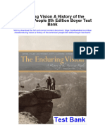 Enduring Vision A History of The American People 8th Edition Boyer Test Bank
