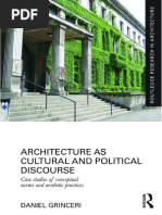 Architecture As Cultural and Political Discourse