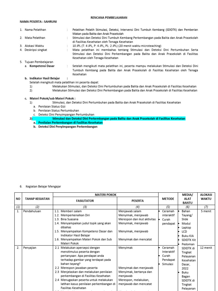 Contoh RP | PDF