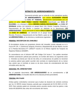 Contrato de Arrendamiento 3