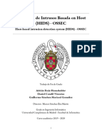 SANCHEZ MARISCAL GONZALEZ Host-Based Intrusion Detection System HIDS - OSSEC 4398577 184902097