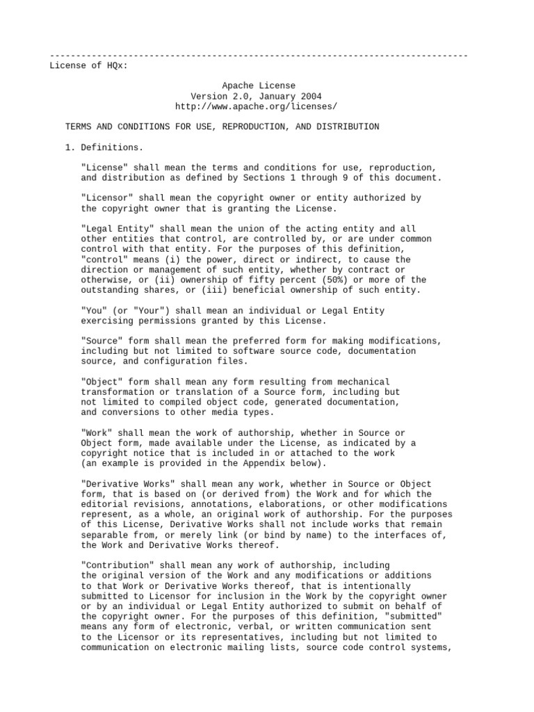 License HQX | PDF | License | Legal Liability