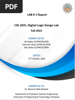 DLD Lab # 1 Report-Sample