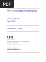 Power Transformer Maintenance-R1