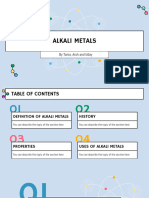Alkali Metals Chem Group Task