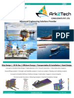 Ark2Tech Consultants Brochure For Maritime Naval Architecture Oil and Gas Offshore Energy