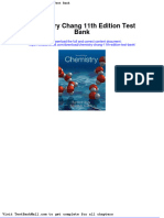 Chemistry Chang 11th Edition Test Bank
