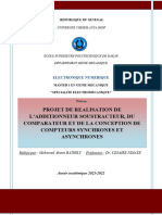 PDF Projet de Realisation de L'additionneur Soustracteur, Du Comparateur Et de La Conception de Compteurs Synchrones Et Asynchrones