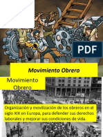 3. Movimiento Obrero
