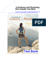 Essentials of Anatomy and Physiology 1st Edition Saladin Test Bank