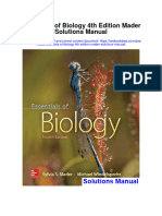 Essentials of Biology 4th Edition Mader Solutions Manual
