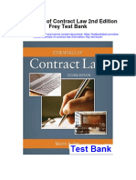 Essentials of Contract Law 2nd Edition Frey Test Bank
