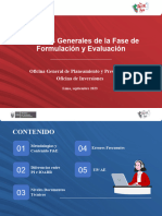 Formulación y Evaluación