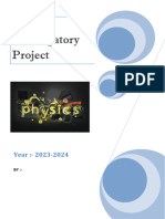 Physics - Invexzxzxzzxxxxxxxxxxxxxxxxxstigatory - Project Coverpage, Certificate, Aknowledge
