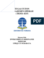 Tugas Tuton - Manajemen Operasi - Dwiki Erryan Krisnandi - 043831346 - Upbjj Ut Surabaya