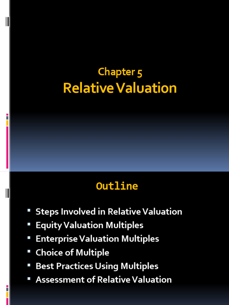 Relative Valuation Techniques Explained | PDF | Valuation (Finance ...