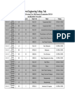 BVOC Datesheet - Second Sessional Test Odd Semester 2023-24