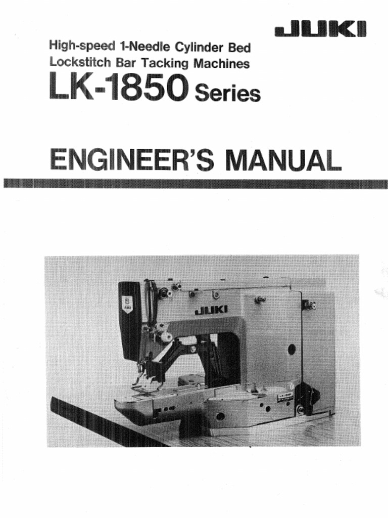 LK-1850 Engineer Manual (NO - IV-19-1, 1989.7) | PDF