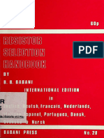 28 Babani Resistor Selection Handbook