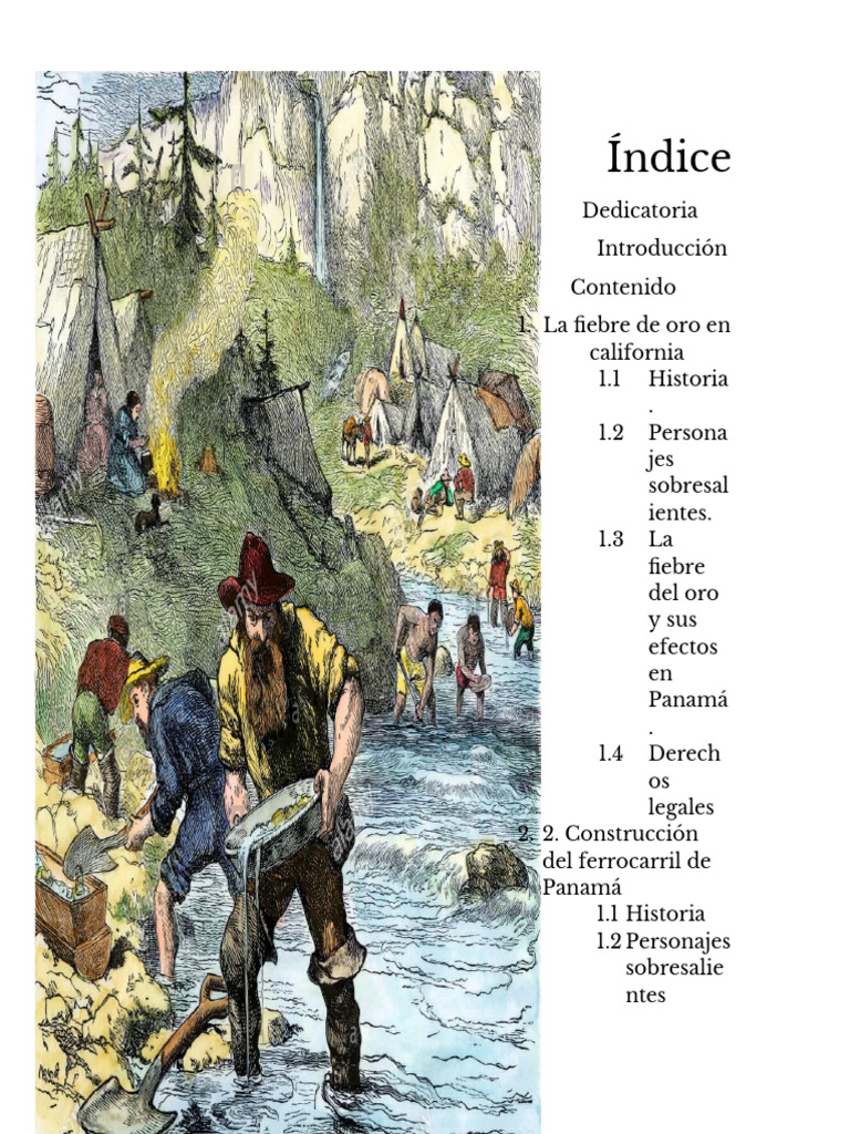 LA - FIEBRE - DE - ORO - EN - CALIFORNIA y CONSTRUCCIÓN DEL FERROCARRIL ...