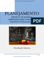Planejamento Projeto de Ensino Aprendizagem e Projeto Políti