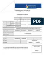 Fecn - Calendário Escolar - 2008 - 2009